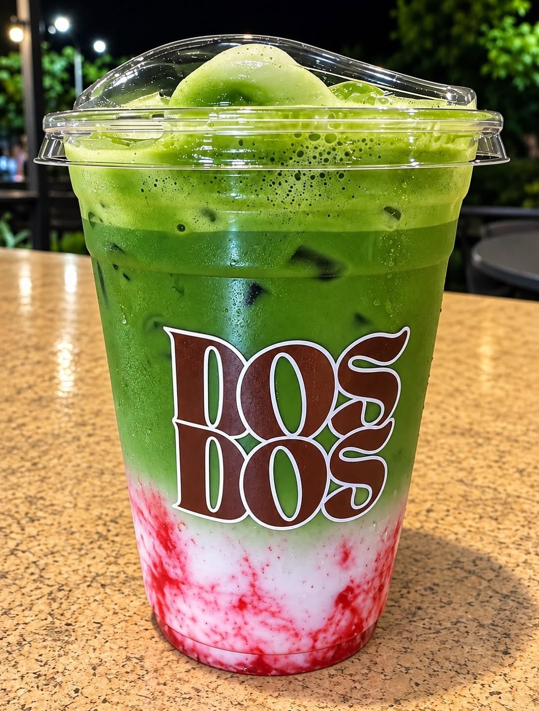 Strawberry Matcha Latte