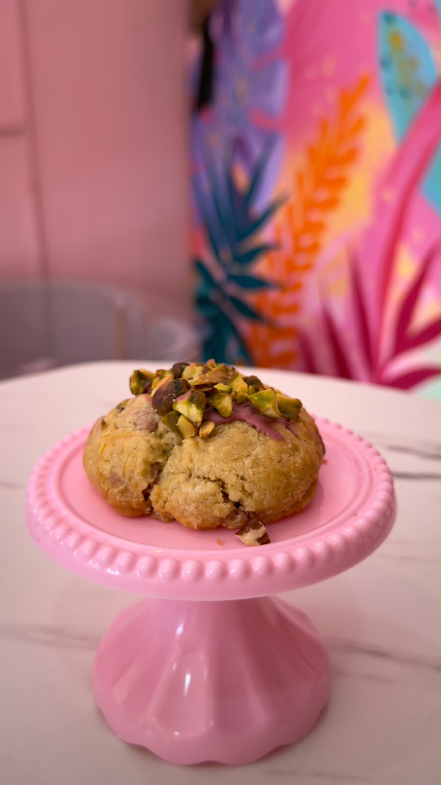 Chocolate rubi con pistache
