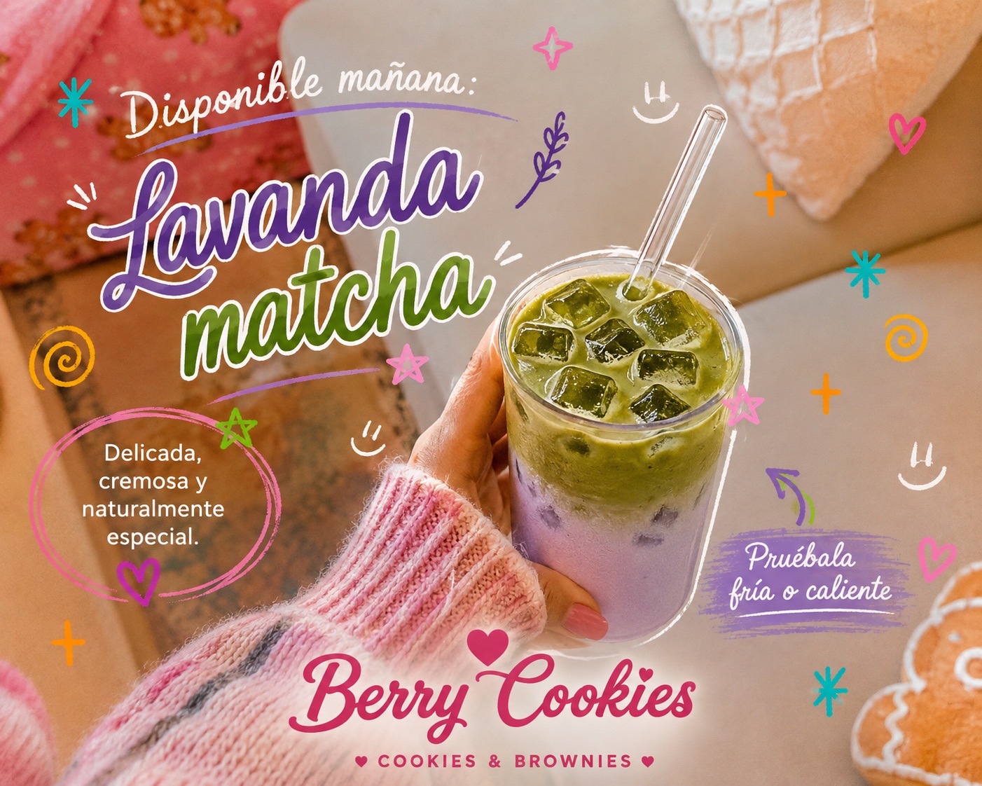 Lavanda con matcha