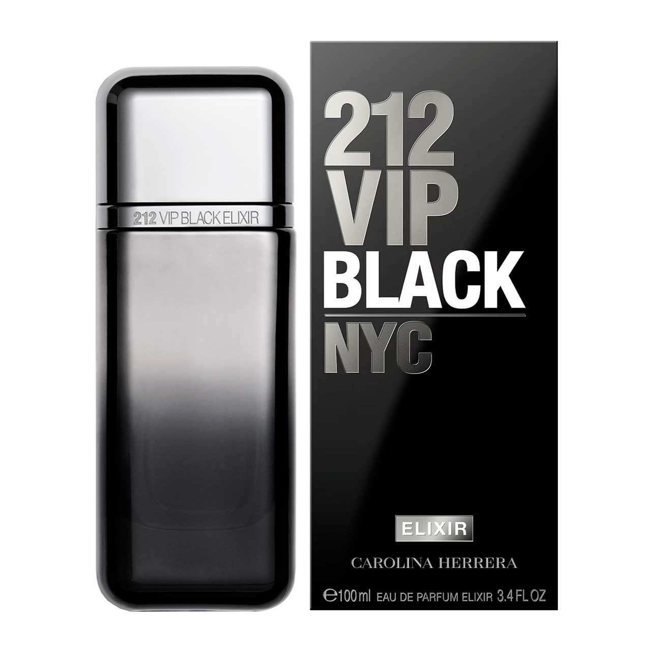 CAROLINA HERRERA 212 Vip Black Elixir EDP 100ml Hombre