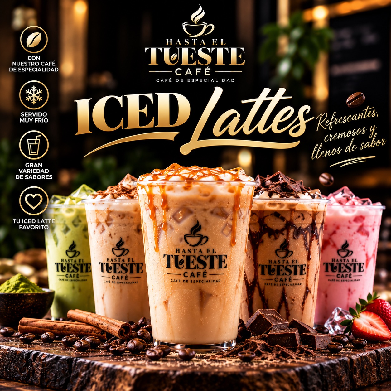 Iced Lattes
